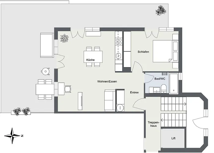 Homely - Nähe Terminal Apartment Grindelwald
